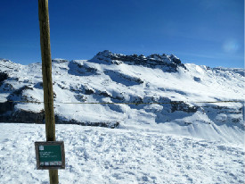 Cascade piste Reserve naturelle Sixt-Passy