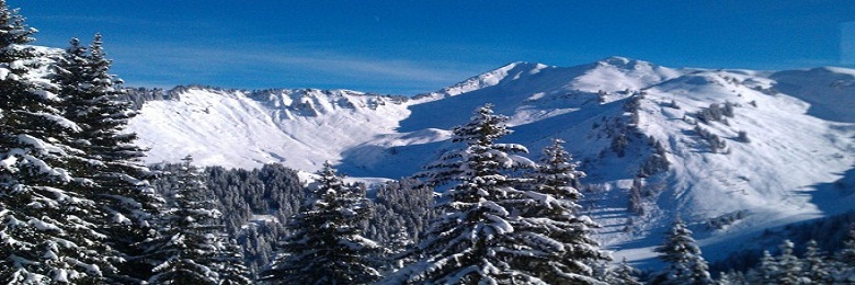 Skiing in the French Alps Skiing in the French Alps