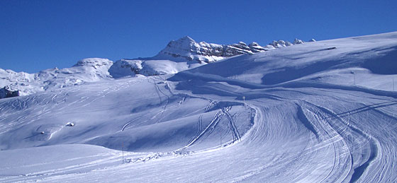 Snow on the French Alps